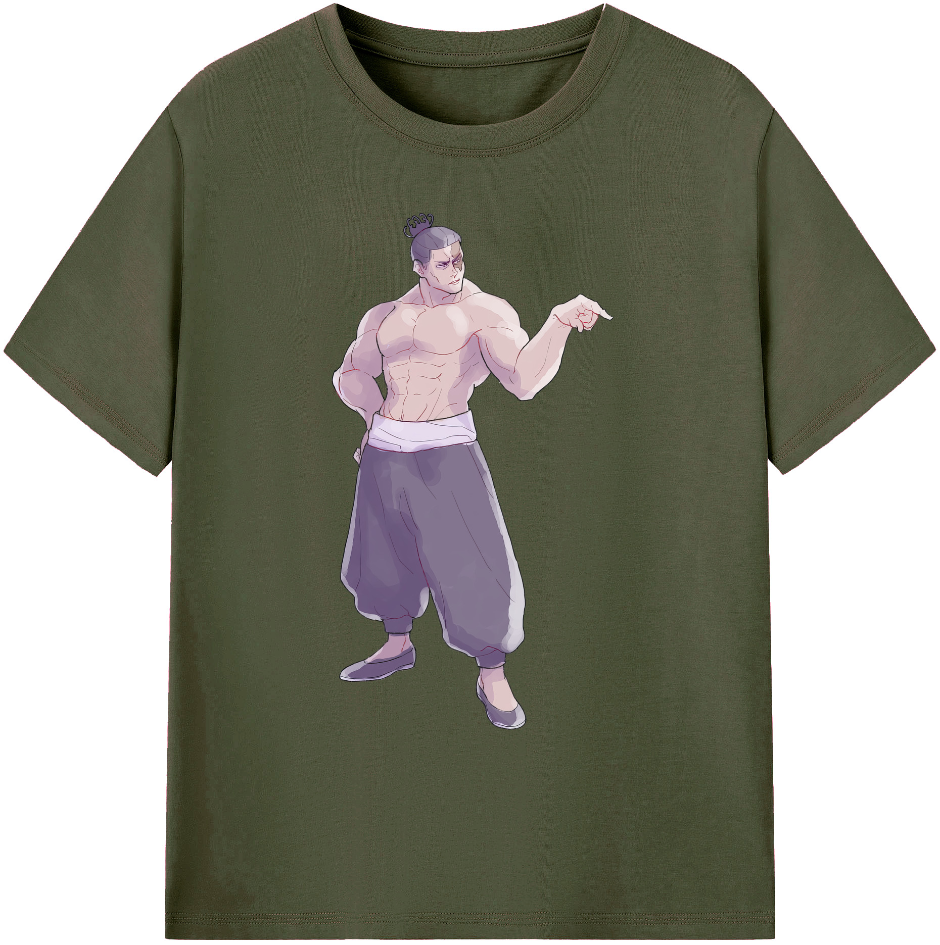 （画像用） 呪術廻戦 Jujutsu Kaisen 綿100％ メンズ半袖Tシャツ｜肌触りやわらか＆通気性